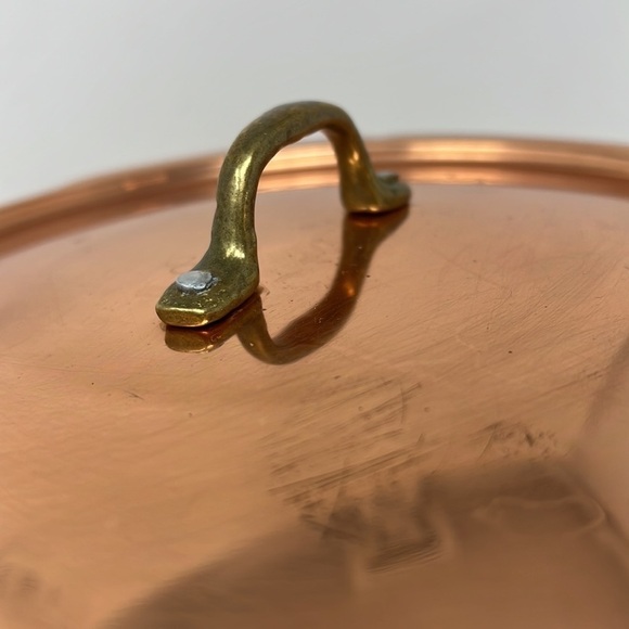 4QT Copper Stock Pot with Lid - Picture 7 of 11